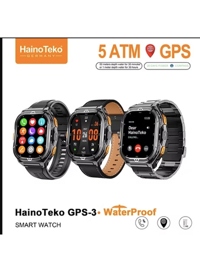 HainoTeko Germany GPS 3  WaterProof 5 ATM Best Smart Watch - Image 4